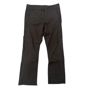 Pharaoh Collection Elevated Basics Trouser Pants Womens 6 Raw Hems Quiet Luxury